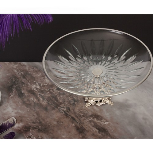 Picture of Arya Footed Presentation Bowl - Silver