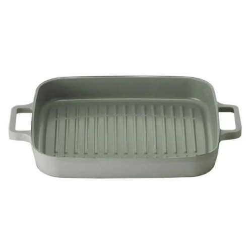 Picture of Fika Nonstick Cast Iron Rectangle Grill Pan 28 cm - Gray