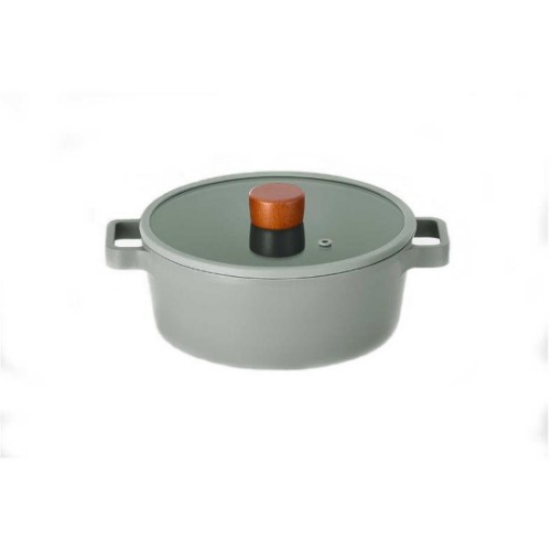 Picture of Fika Nonstick Cast Iron Pot 22 cm - Gray
