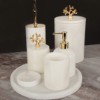 Picture of Even Coral Bathroom Accessories Set of 7 - Gold