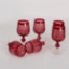 Picture of Sterna Verşan Crystal Water Glasses Set of 6 230 ml - Red