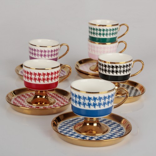 Picture of Juliet Porcelain Turkish Coffee Set of 6