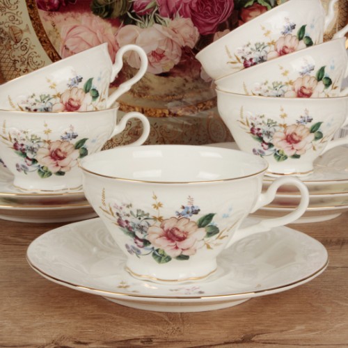 Picture of Little Garden Porcelain Tea Cup Set of 6