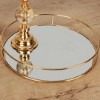 Picture of Round Metal Tray Gold - Big Size