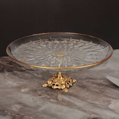 Picture of Arya Footed Cake Stand - Gold