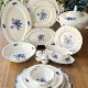 Picture of Blue Garden 62 Pieces Porcelain Dinnerware Set