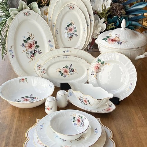 Picture of Little Garden 62 Pieces Porcelain Dinnerware Set
