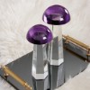 Picture of Mushroom Decorative Living Room Accessory Set of 2 - Purple 