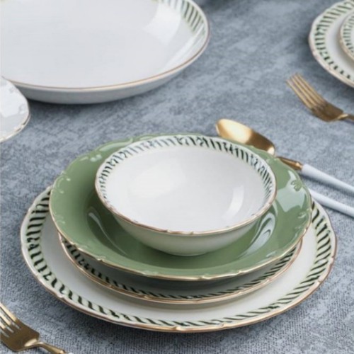 Picture of Amazon Porcelain 29 Pieces Dinnerware Set 