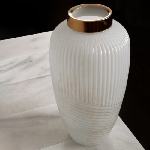 Picture of Bonita Glass Vase White - Big Size 