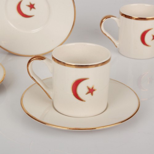 Picture of Ayyıldız Porcelain Turkish Coffee Set of 6