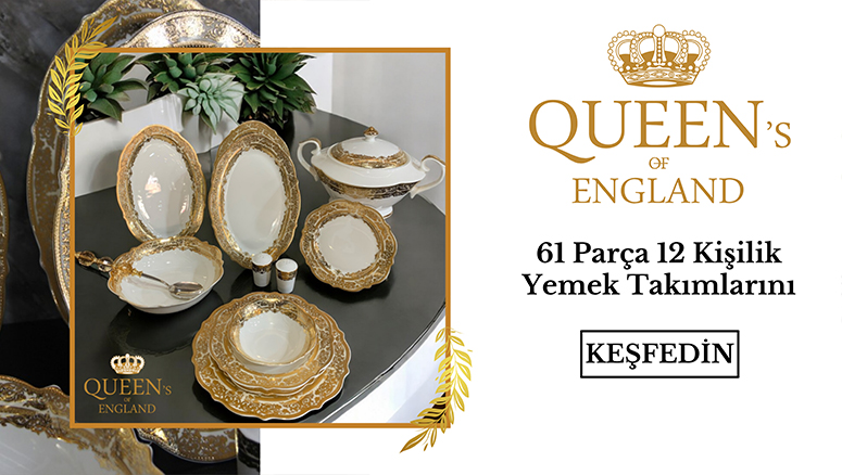 Queen's of England Yemek Takımları Mobil